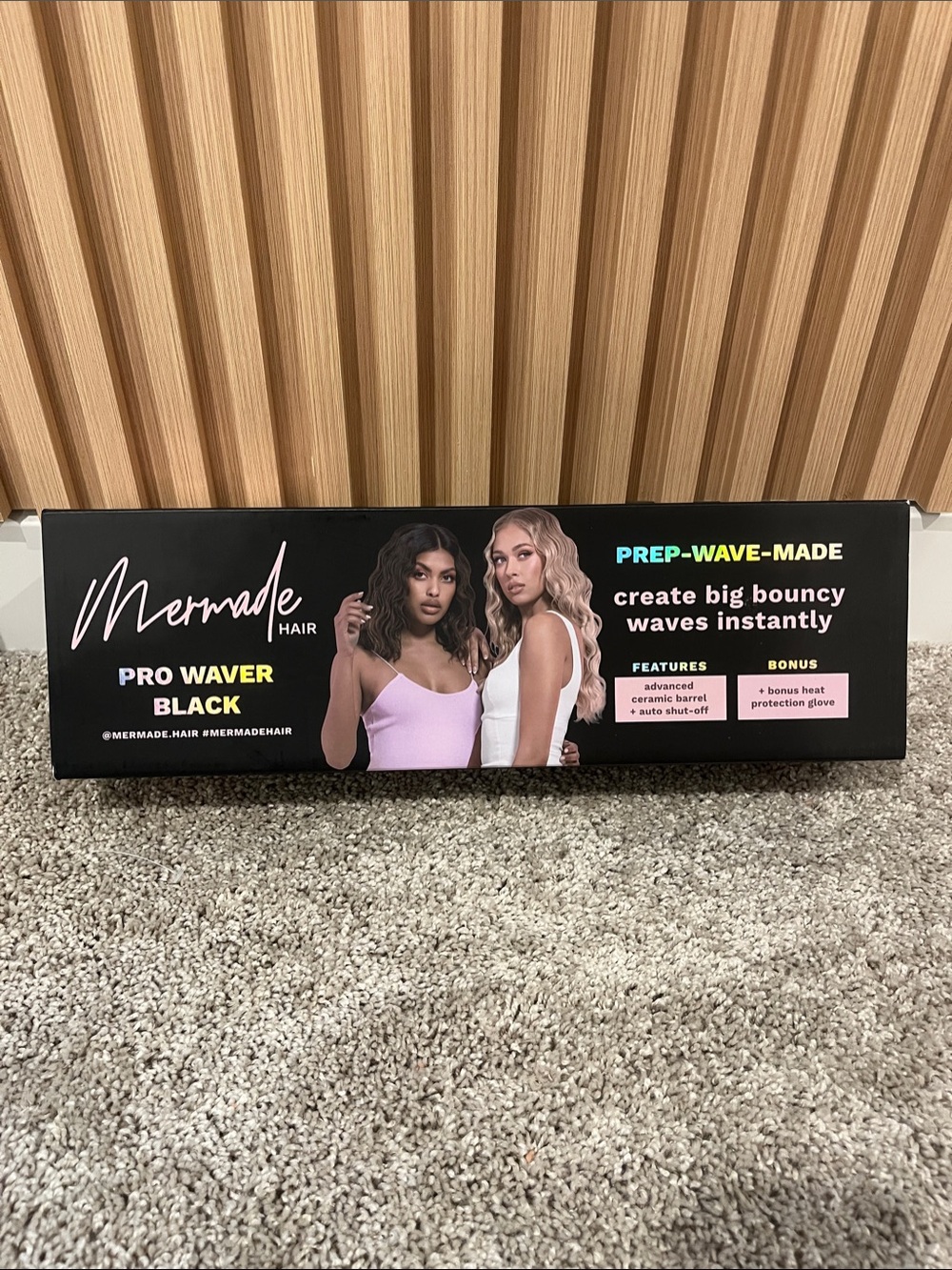 Mermaid Hair Pro Waver Black - 32mm